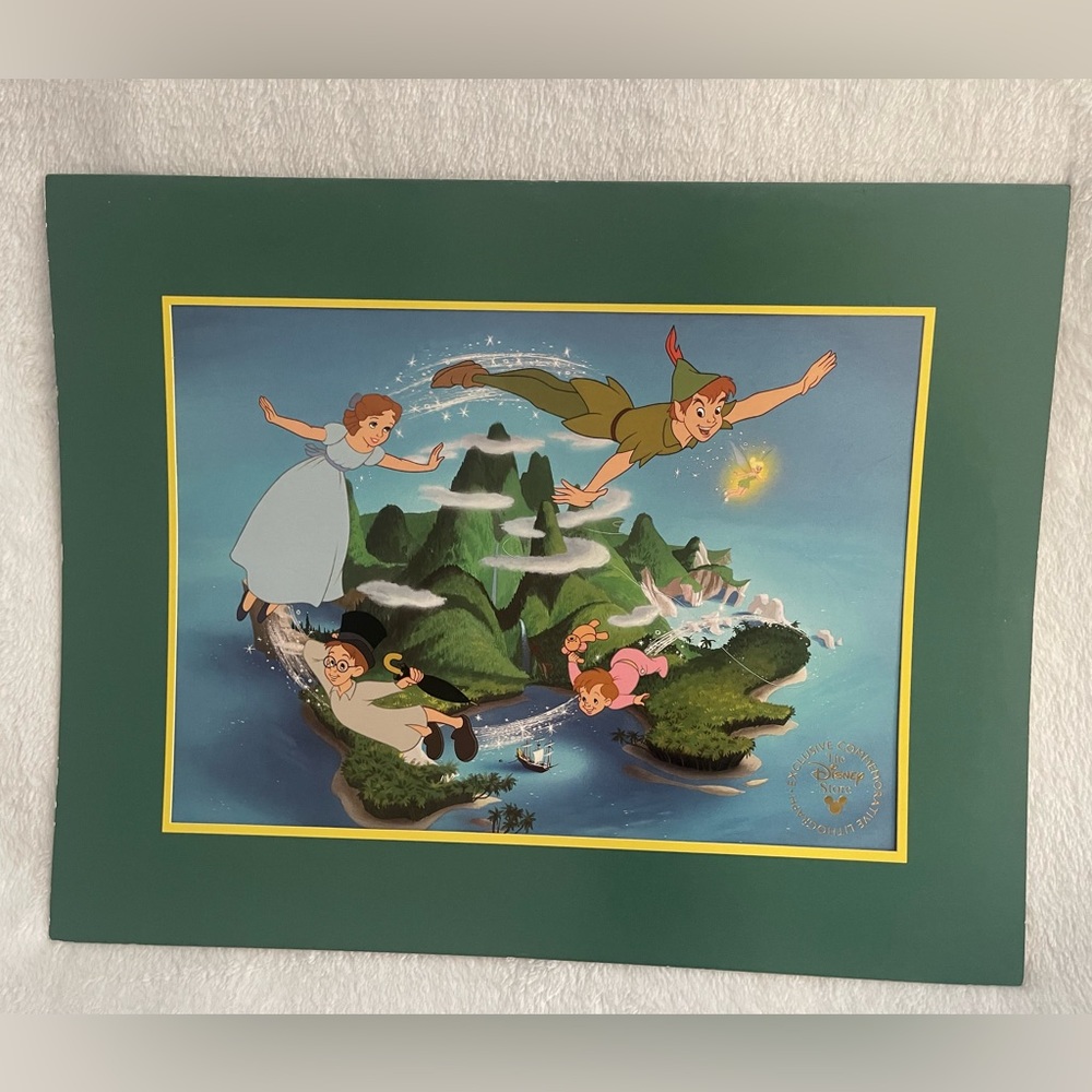 DISNEY PETER PAN LITHOGRAPH